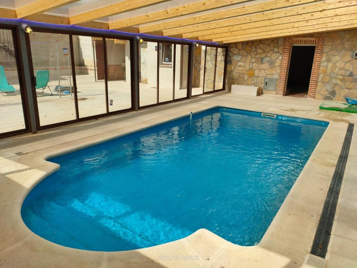 Casa Rural Banos Del Rey Con Piscina Climatizada Vega de Santa María Exteriér fotografie
